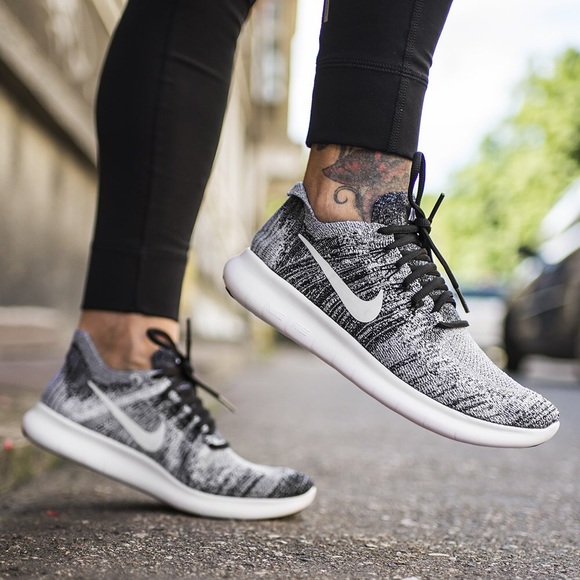 Nike Shoes - Nike Oreo Free RN Flyknit Sneakers
